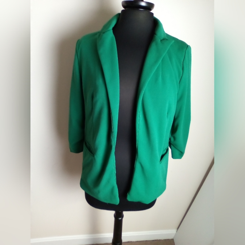 RACHEL ZOE Green Blazer SIZE Small - Picture 4 of 6